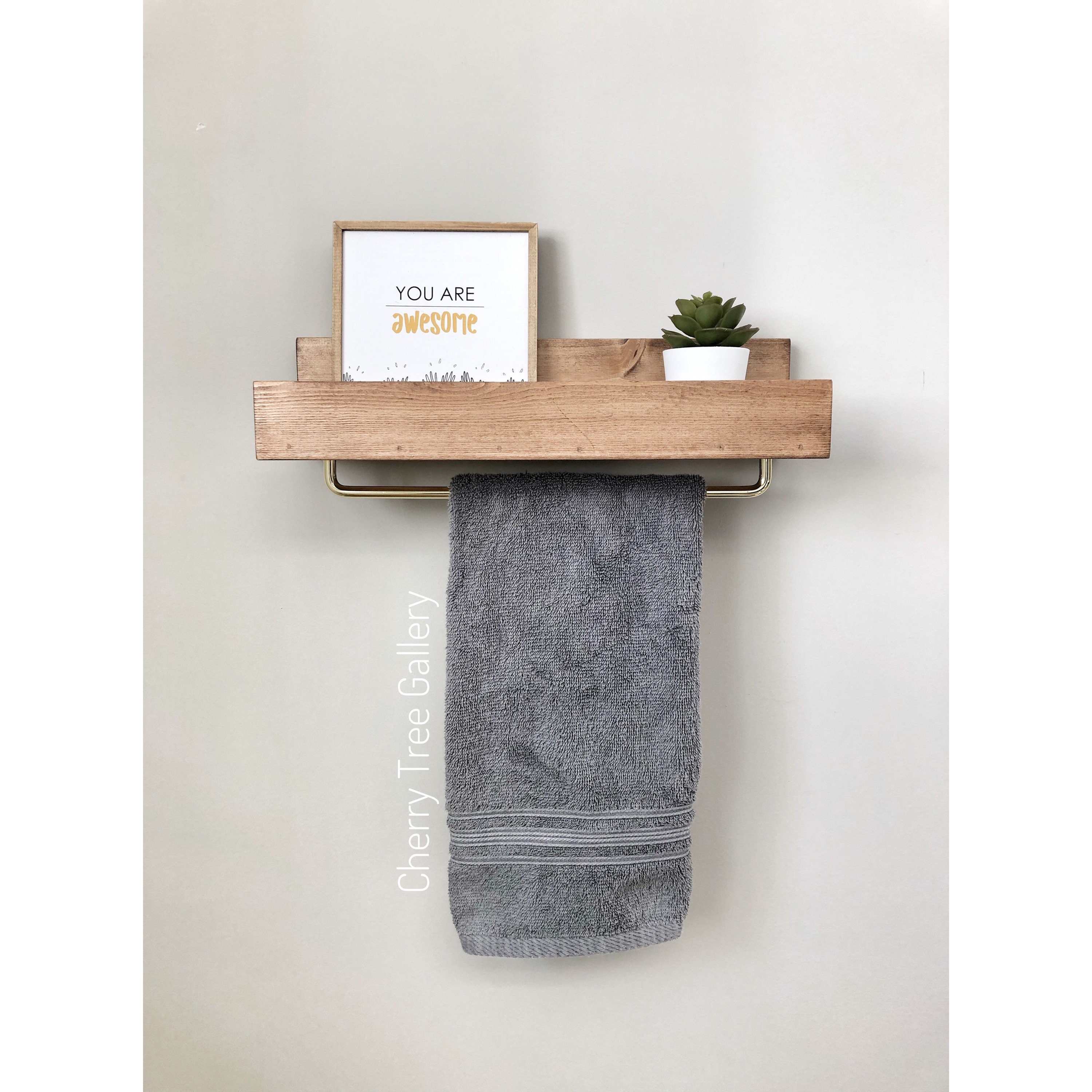 BETHOM Towel Shelf for Bathroom Wall Mounted, 3-Tier Hotel Style Towel Rack  with Towel Bars, Brushed Nickel Towel Racks for Bathroom Lavatory, 16 Inch  - Yahoo Shopping