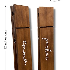 Porta asciugamani da bagno Jumbo molletta, una molletta da 12, arredamento della fattoria, arredamento del bagno, arredamento della lavanderia, arredamento della parete del bagno, gancio immagine 8