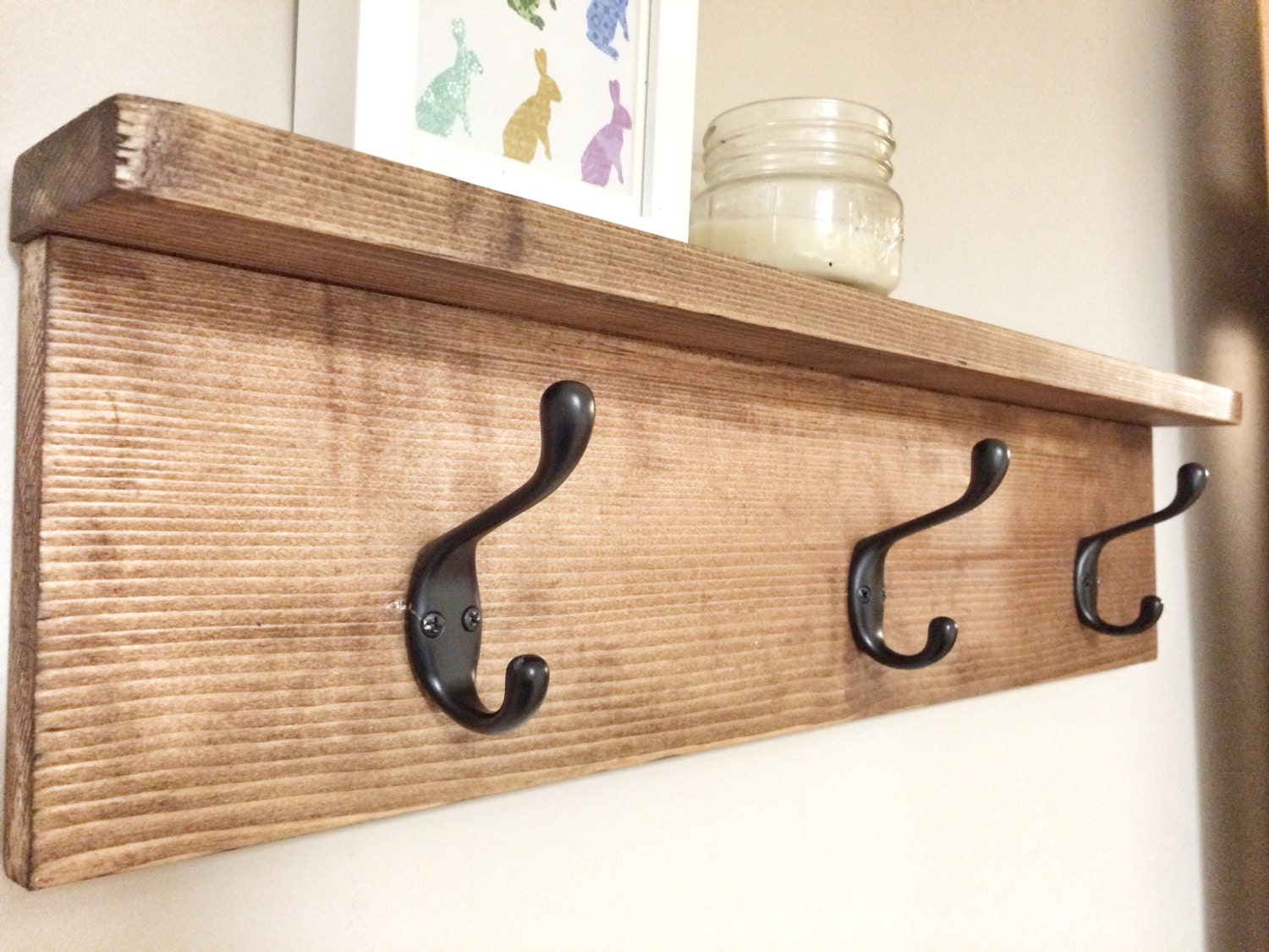 Wooden coat hooks sales