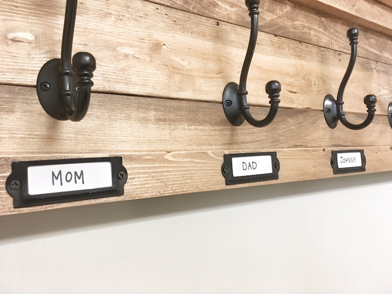 Wall Mounted Coat Rack With Shelf and Hooks Wooden Coat Rack - Etsy New ...