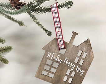 Personalized First Christmas in New Home Ornament, Our First Home, Home Owner Ornament, House Ornament, Home Sweet Home, Real Estate Gift