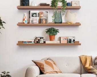 Gallery Wall Shelf, Ledge Shelf, Nursery Shelf, Picture Shelf, Wooden Shelves, Rustic Shelves, Bookshelves, Floating Shelves Display Shelf