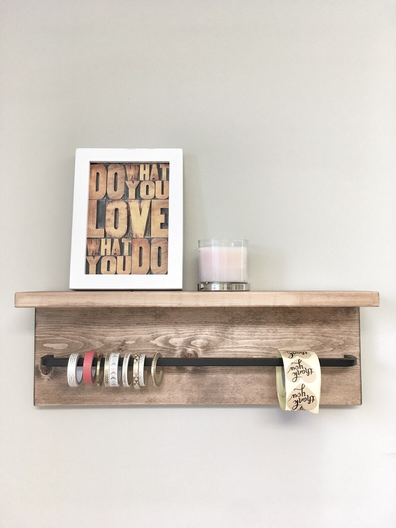 Rustic Wooden Rack Ledge Shelf Ledge Shelf Wooden Rack Etsy