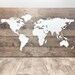 SUPER HUGE Large Rustic World Map Made of Wood for Traveller - Etsy