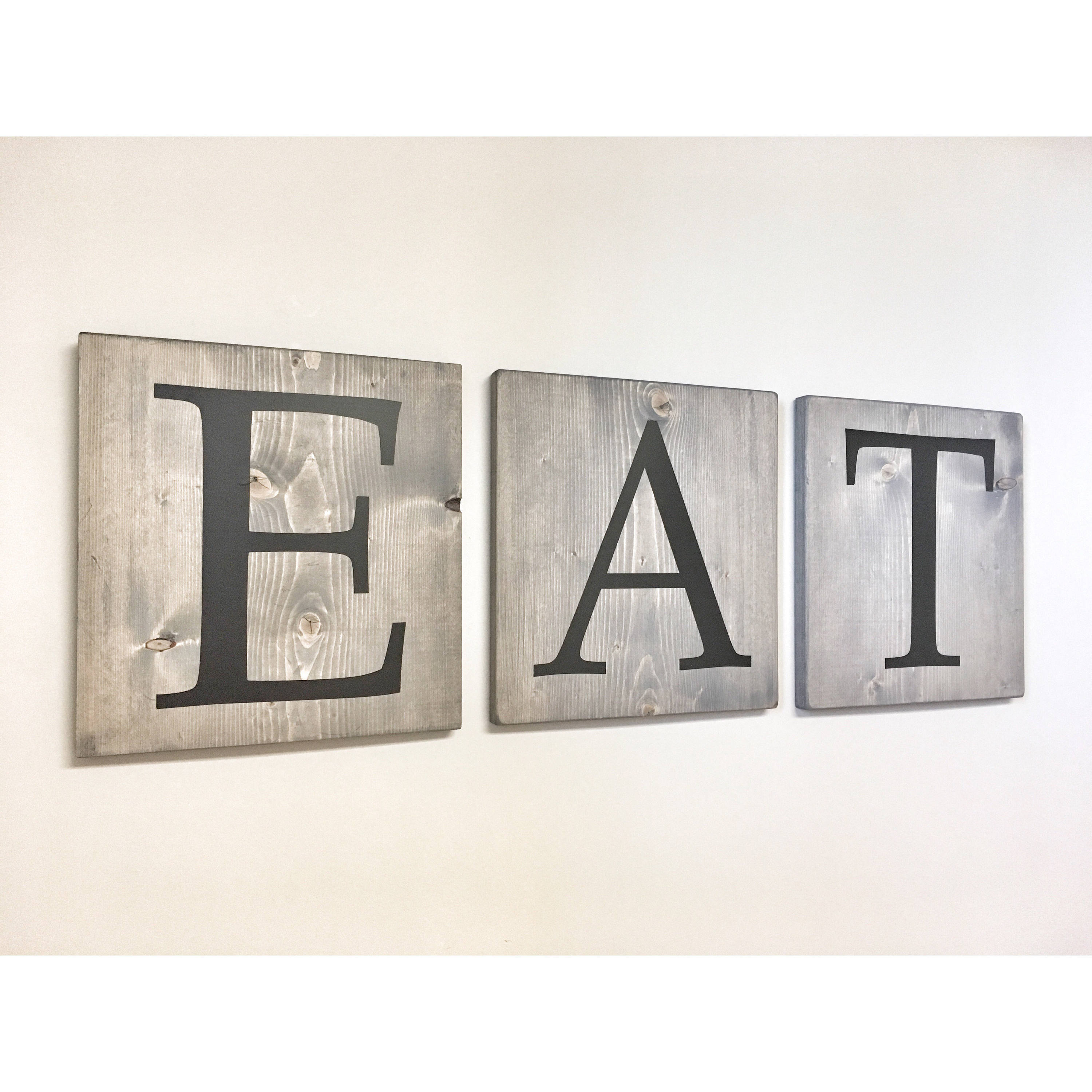 Rustic Giant Jumbo Eat Wooden Tile Letter Home Decor Wood Wall Rustic Giant Jumbo Eat Wooden Tile Letter Home Decor Wood Wall Farmhouse Art Sign