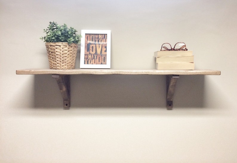 Rustic Wooden Picture Ledge Shelf Gallery Wall Shelf Rustic Etsy