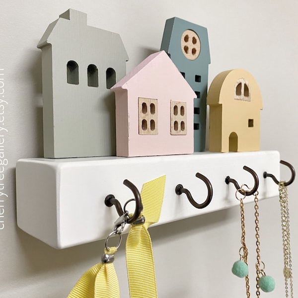 Wooden Wall Hooks Etsy Canada