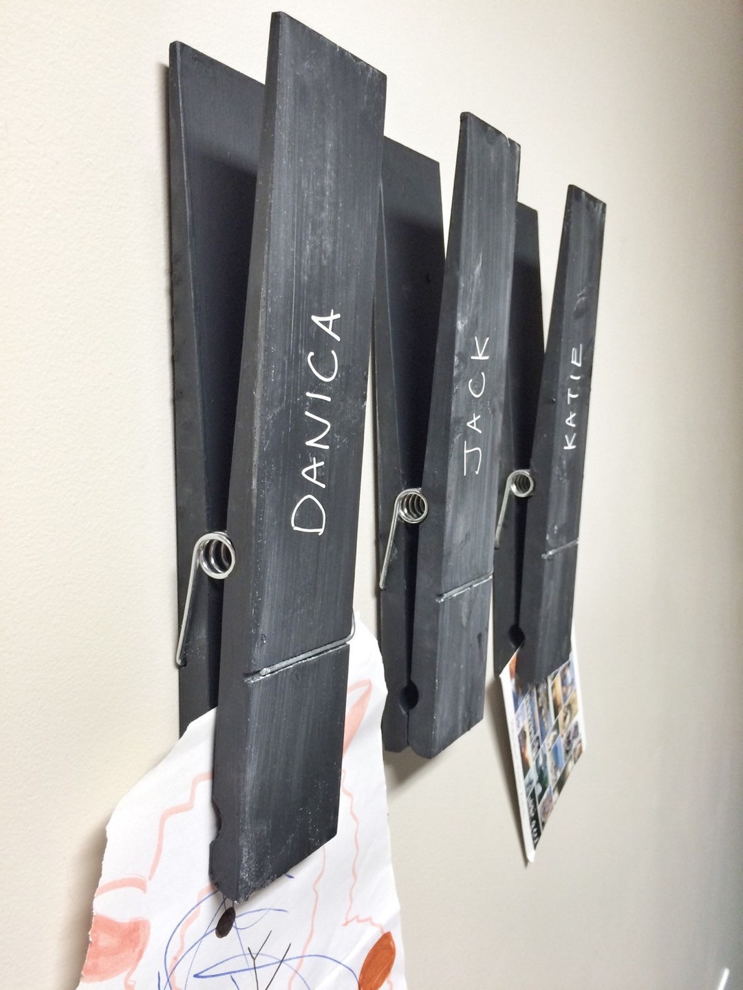 Giant Clothespin Towel Holder, Farmhouse Bathroom Decor, Bathroom Wall