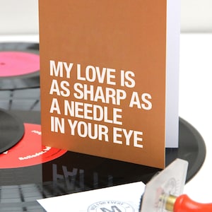 Nieuw! Morrissey | The Smiths-thema: Valentijnsdag-/jubileumkaart 'Seasick, Yet Still Docked'