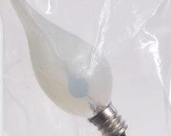 Four Flickering 3 Watt Silicone Light Bulbs (set of 4)