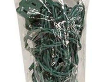 Teeny Clear Warm White Incandescent Bulbs 50 count Green 10 Foot Cord Indoor Use