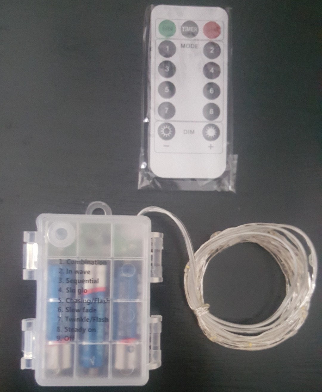 Firefly Timer Light Strand 50 Count Cool White LED Remote Controlled ...