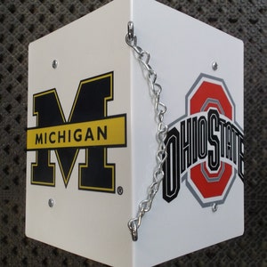 Michigan Ohio State birdhouse aluminum roof songbird box cedar