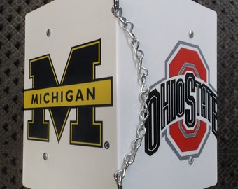 Michigan Ohio State birdhouse aluminum roof songbird box cedar