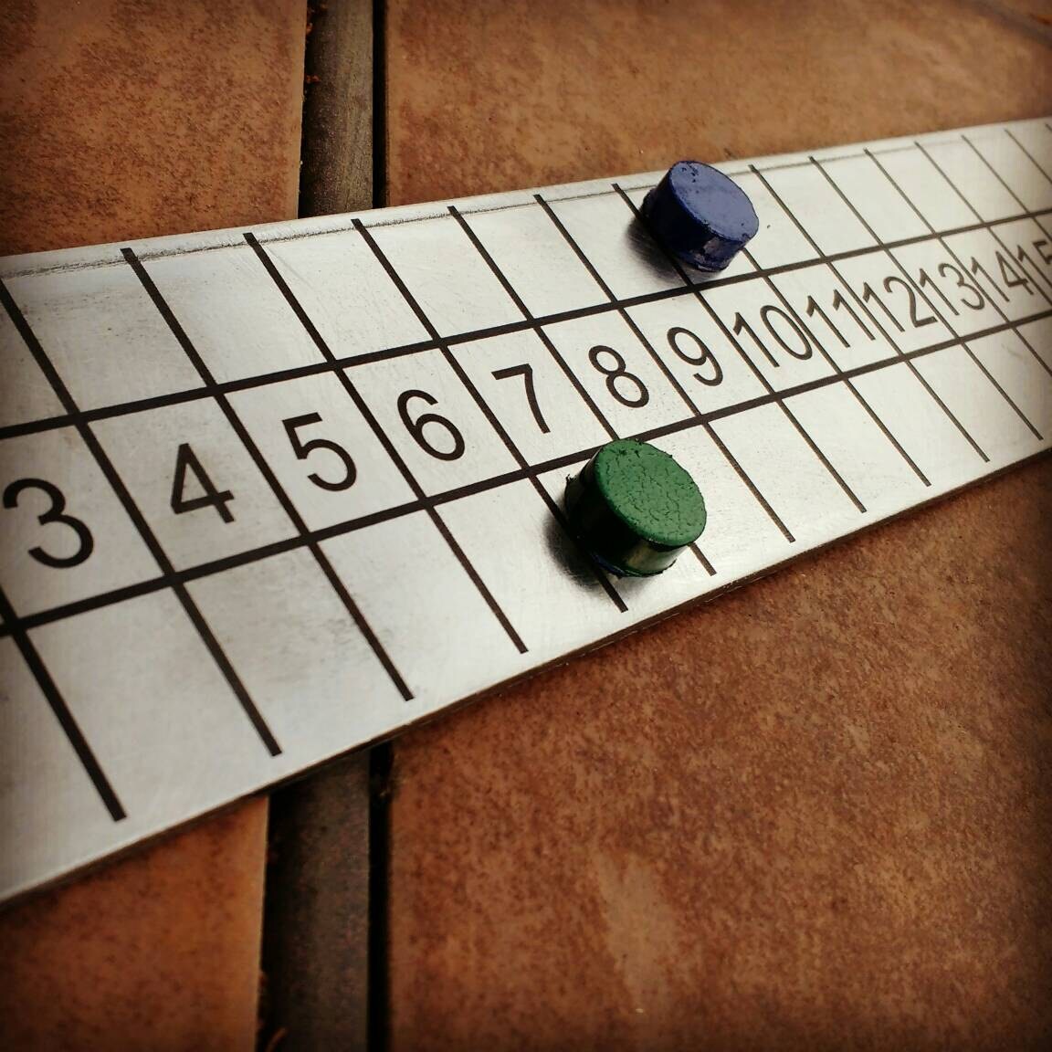 Cornhole Board score board game outdoor backyard steel personalized s…