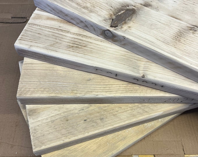 Unfinished Scaffold Boards Cut to Size Make Rustic Wooden Shelves or Furniture on A Budget DIY