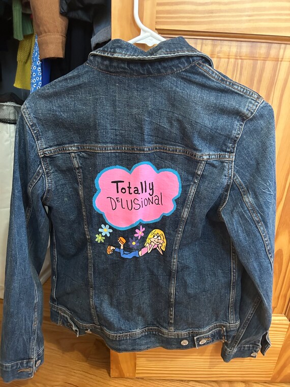 Hand Painted Lizzie Mcguire Jean Jacket Etsy Canada