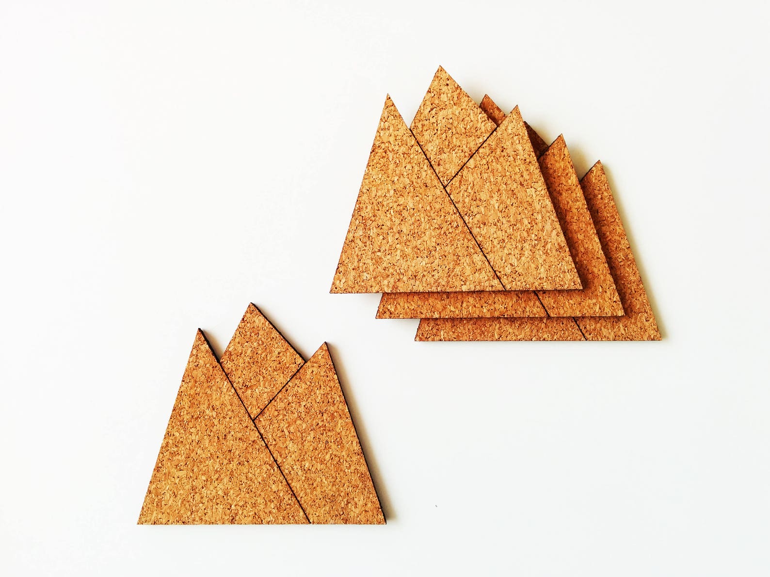 Mountain coasters Coasters cork Cork coasters Mountain Etsy