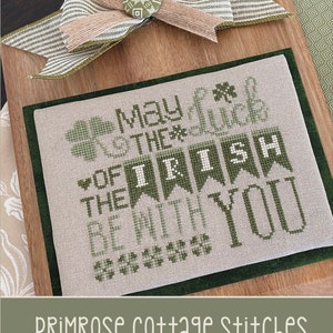 Luck of the Irish Cross Stitch by Lindsey Weight of Primrose Cottage Stitches - PDF Pattern