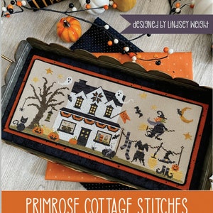 O padrão em PDF "A Bruxa da Porta ao Lado" da Lindsey Weight of Primrose Cottage Stitches
