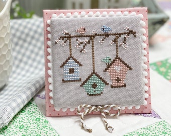 Home Tweet Home Cross Stitch by Katie Rogers of Primrose Cottage Stitches - PDF Pattern