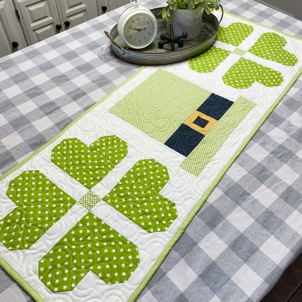 Luck of the Irish Table Runner - PDF Pattern