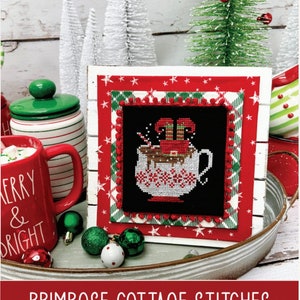 Perfect Hot Cocoa Cross Stitch by Katie Rogers of Primrose Cottage - PAPER Pattern PCS105