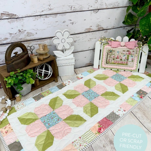 First Blooms Quilt Kit - Free Pattern Friday Kits for March 2024 - Pattern Released on March 8, 2024 via Newsletter FPF-2403