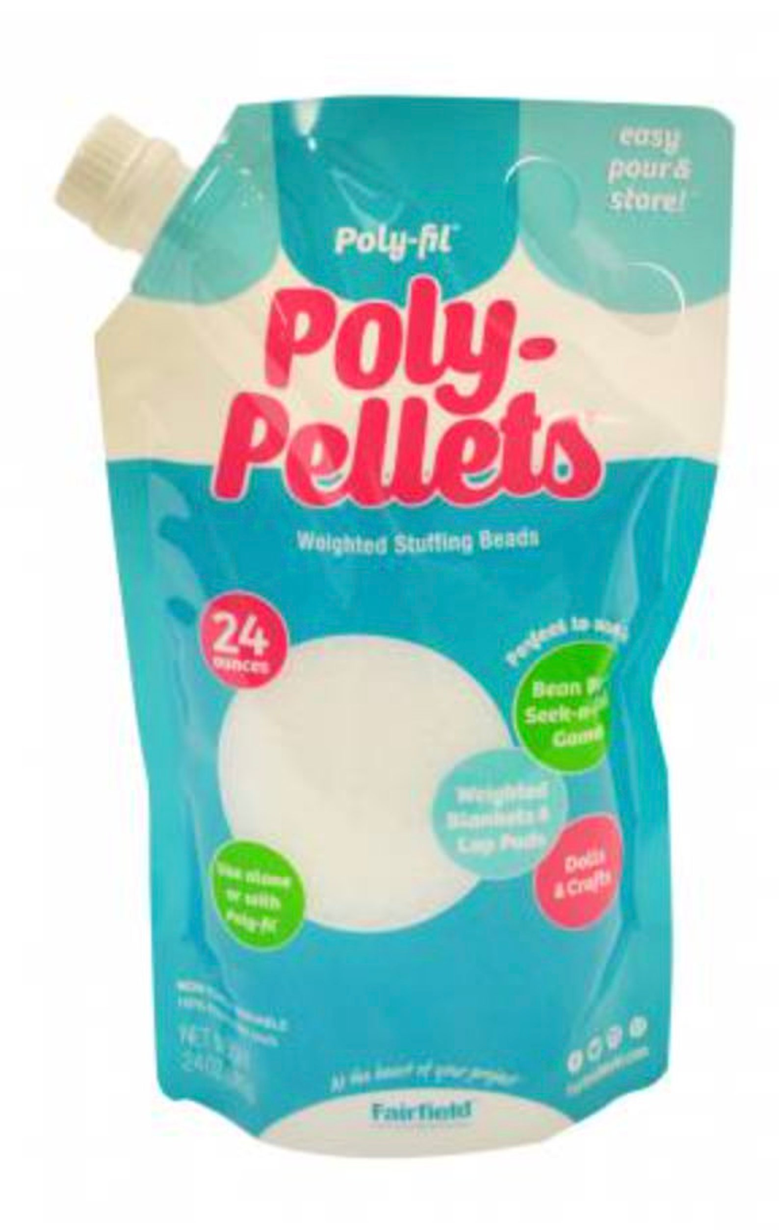 Poly Pellets Weighted Stuffing Beads Easy Pour and Store 24oz Etsy