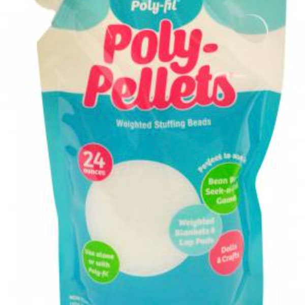 Poly Pellets Weighted Stuffing Beads Easy Pour and Store 24oz PP246