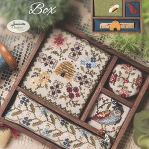 Garden Box Cross Stitch by Jeannette Douglas Designs - Paper Pattern