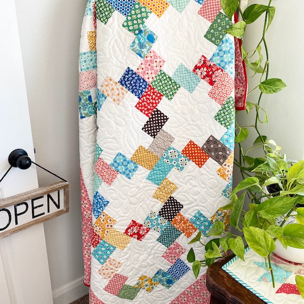 Layer Cake Lattice, 3 size options - PDF Pattern