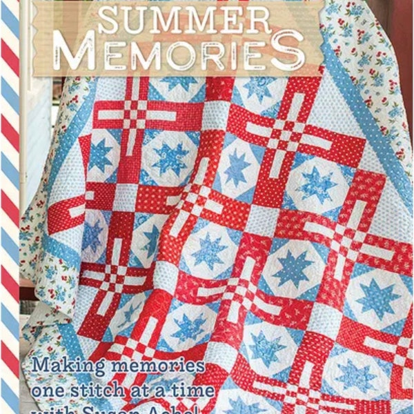 Summer Memories Quilt & Cross Stitch BookSusan Ache for It's Sew Emma #ISE-954