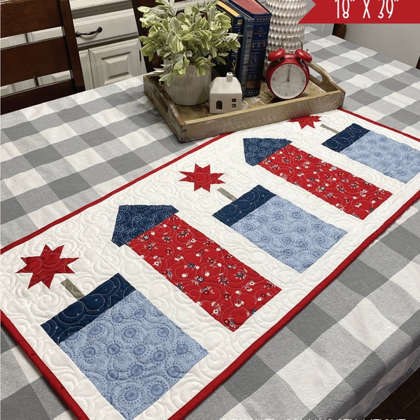 Firework Frenzy Quilt Pattern - PAPER Pattern PCQ-033