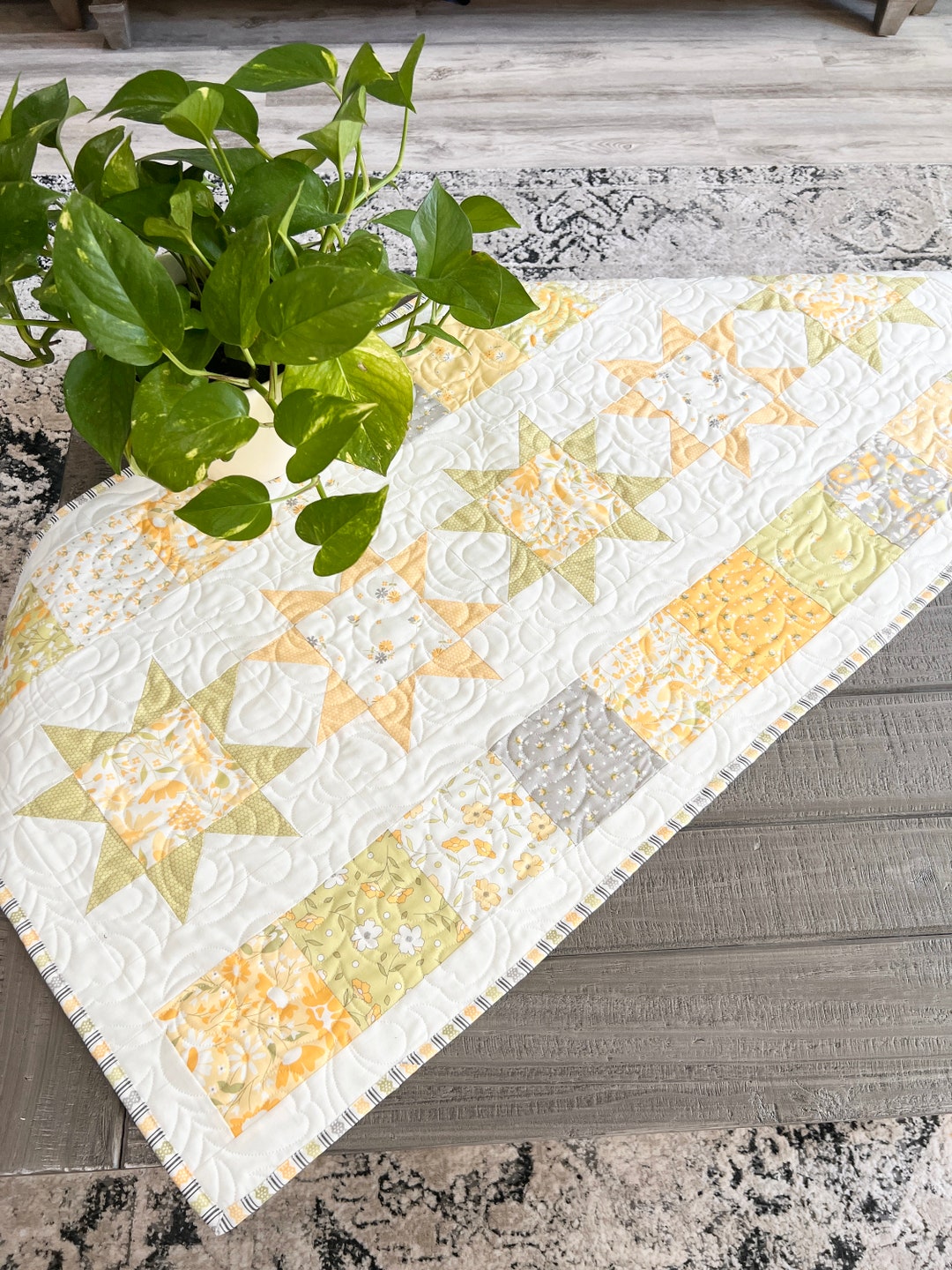Oh My Stars Table Runner Pattern PDF Pattern Etsy