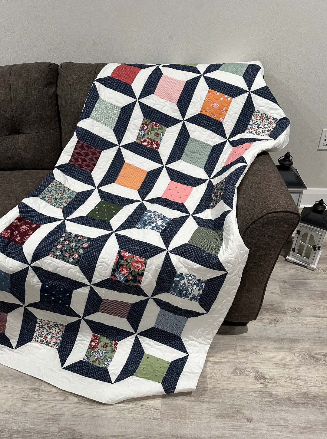 Threadbare Quilt Kit by Thimble Blossoms by Camille Roskelley Etsy