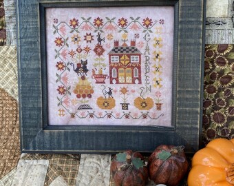 Maple House the Houses on Pumpkin Lane Cross Stitch by Pansy Patch