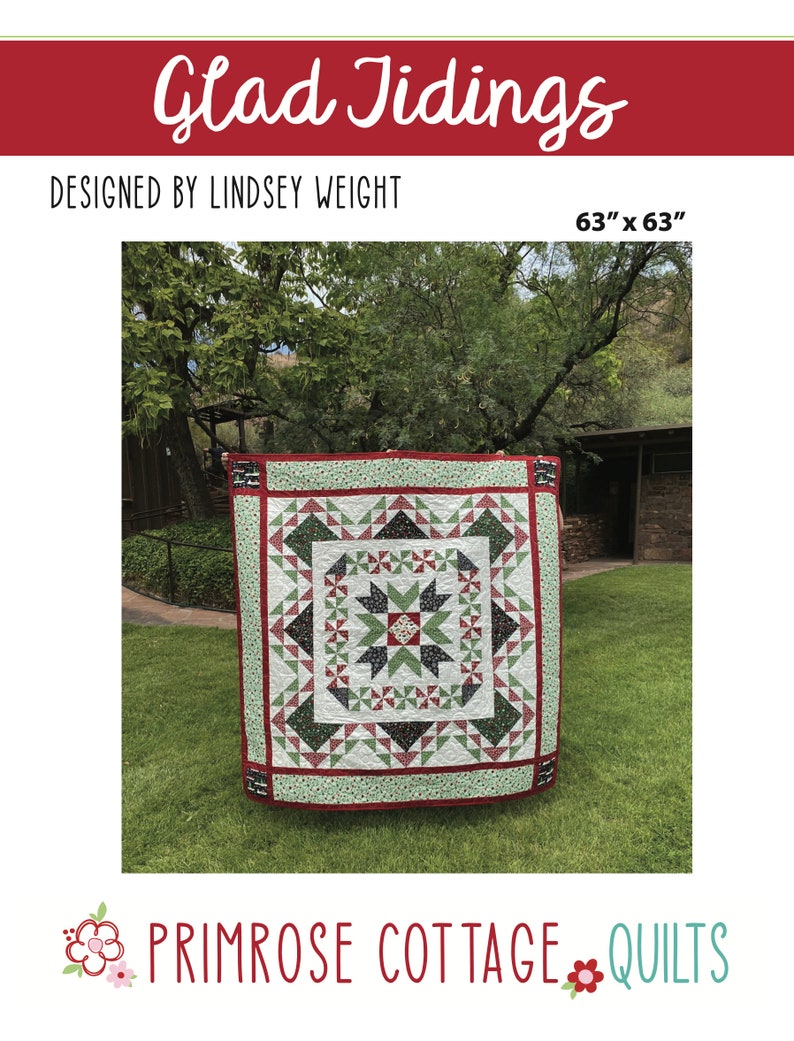 Glad Tidings Quilt Pattern PDF Download Etsy