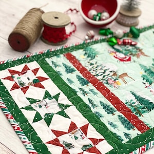 Six-Star Table Runner - PDF Pattern