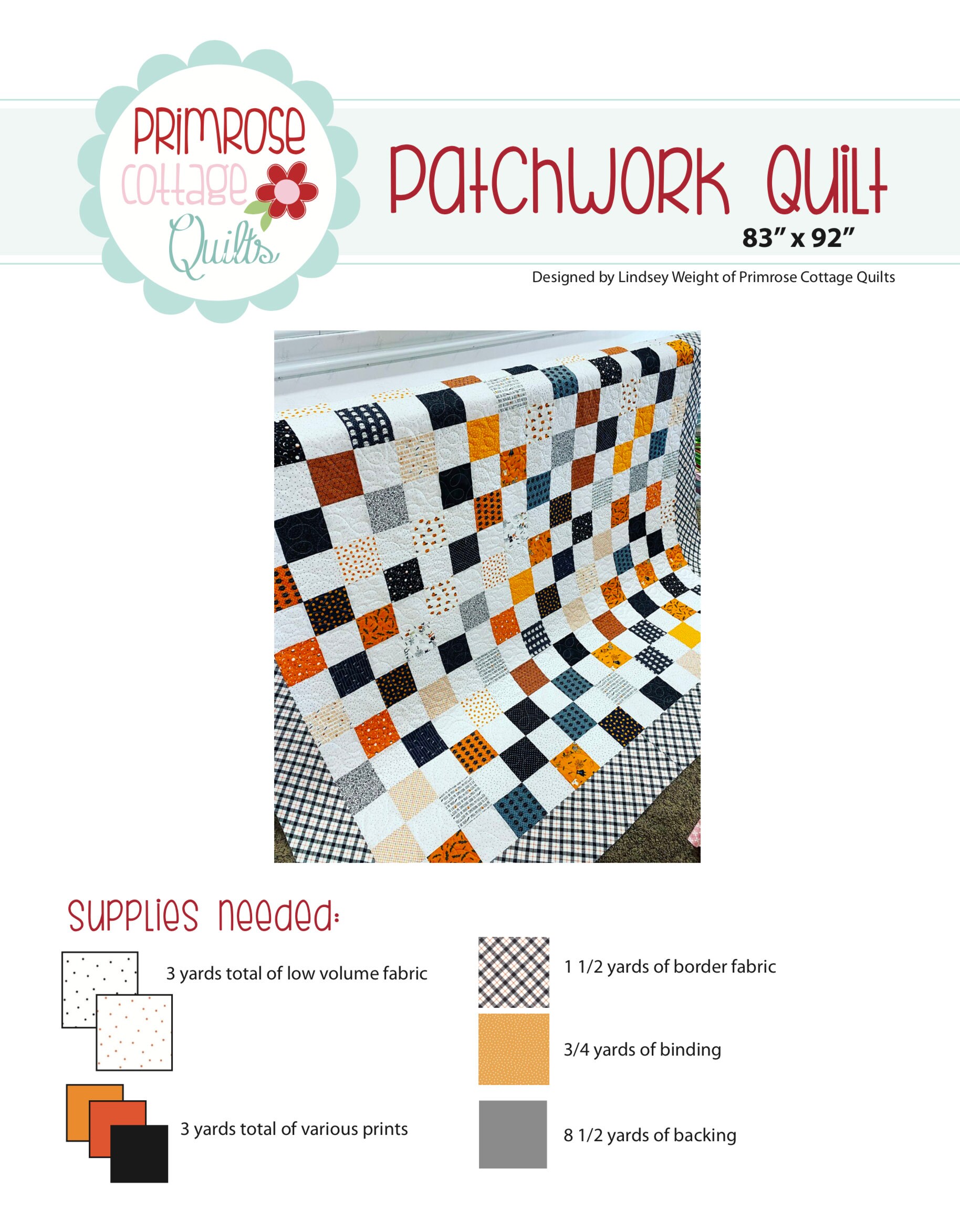 Patchwork Quilt Patterns Pdf Patchwork Quilt - PDF Pattern - Etsy