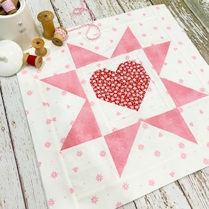 Heart in a Star - PDF Pattern