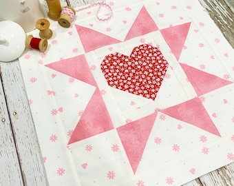 Heart in a Star - PDF Pattern