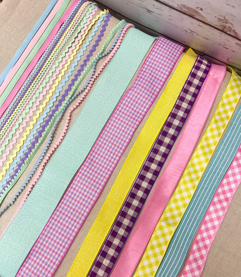 Spring Trim/ribbon Bundle 25 Pieces Curated by Katie Rogers TB002 Etsy