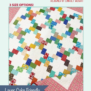 Layer Cake Lattice, 3 size options PDF Pattern image 3