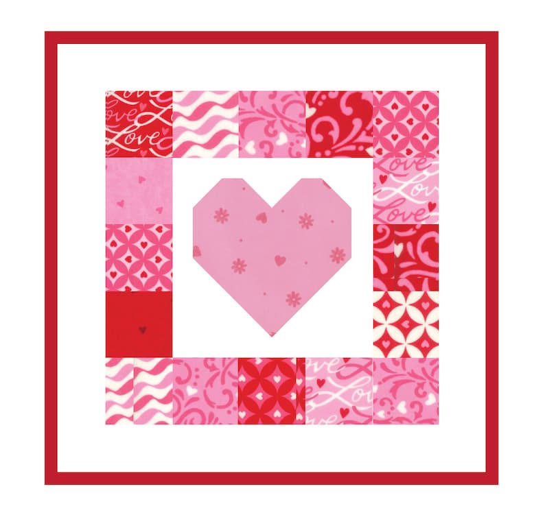 H is for Heart PDF Pattern alphabet Series - Etsy