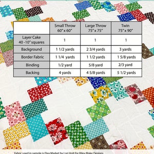 Layer Cake Lattice, 3 size options PDF Pattern image 4