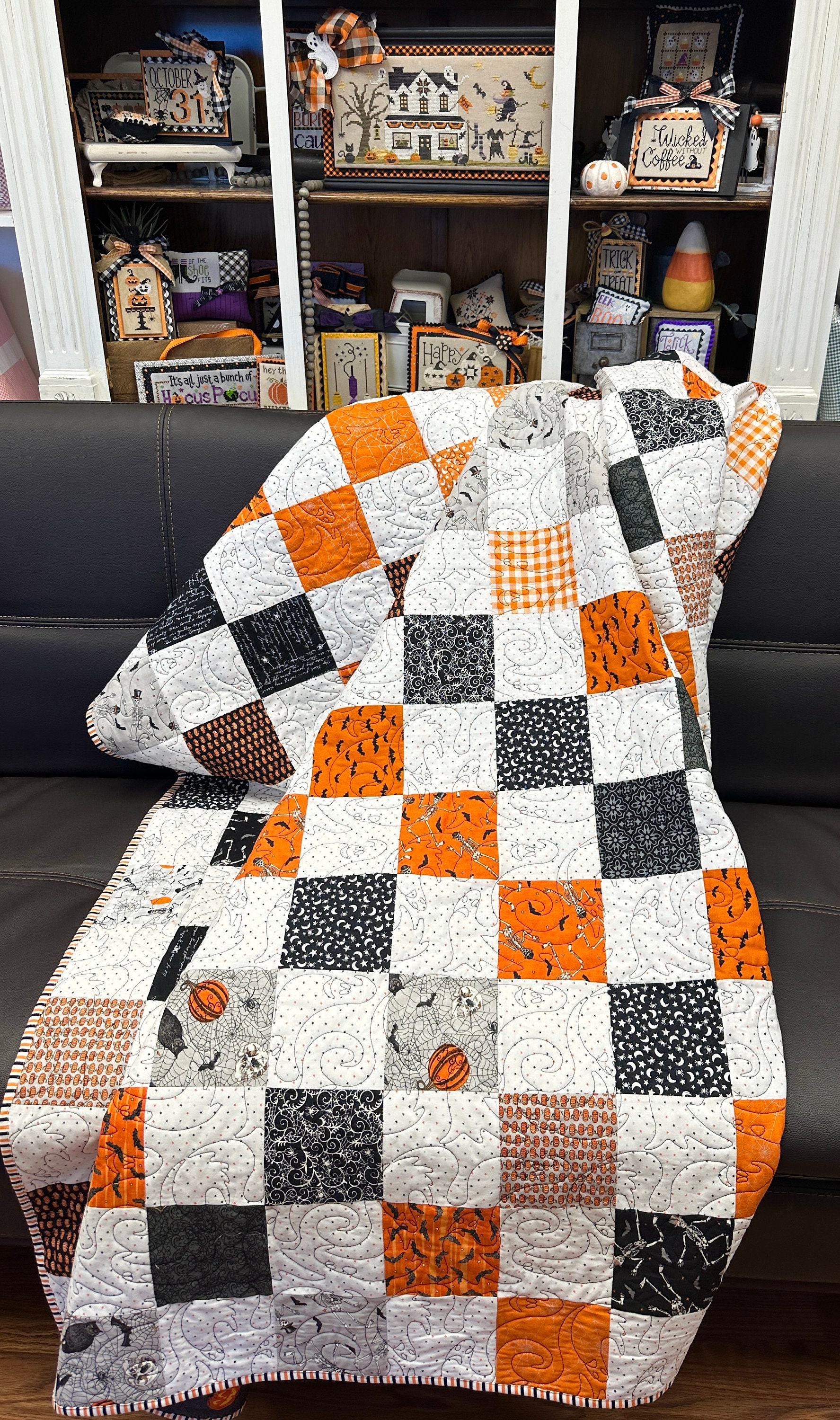 Easy Patchwork Quilt - PDF Pattern - Etsy