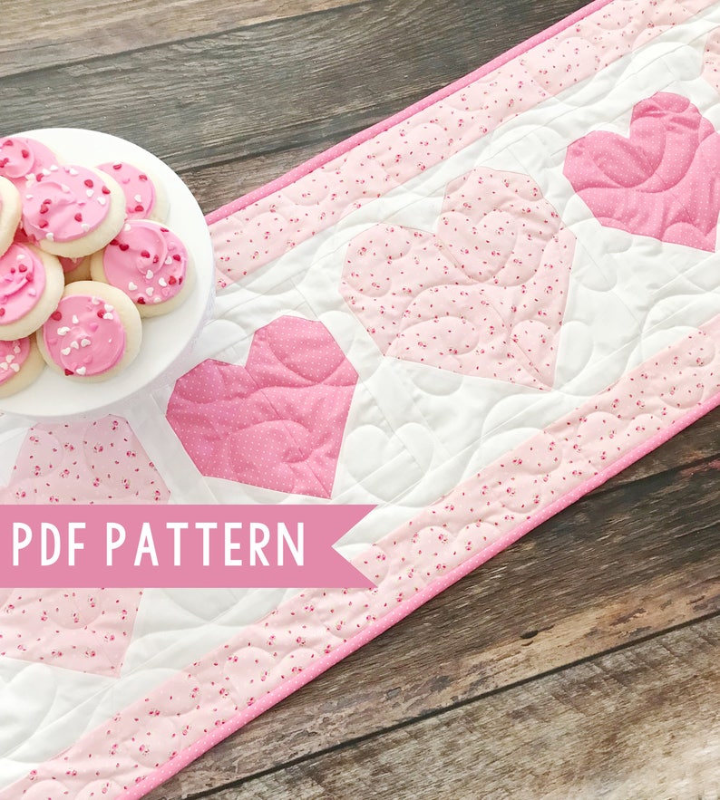 Sugar Cookie Table Runner  PDF Pattern