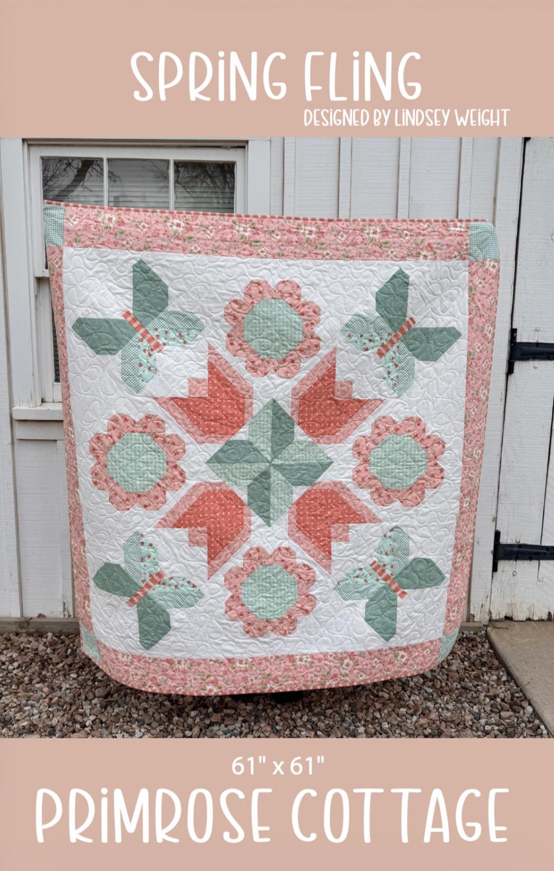 Spring Forward Quilt Pattern Spring Fling by Lindsey Weight of Primrose Cottage Quilts - Quilt PDF ...