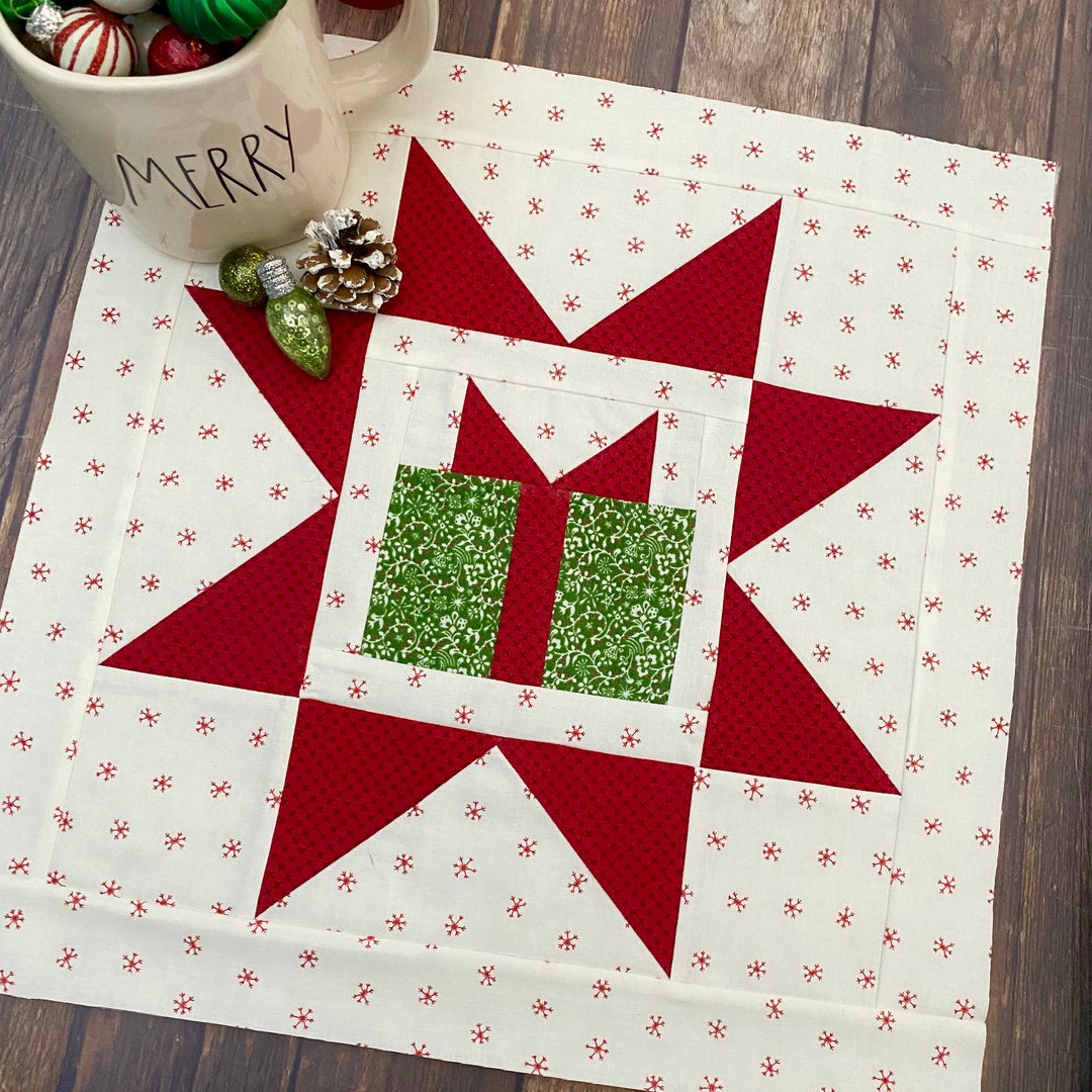 Present in a Star Block - PDF Pattern - Etsy